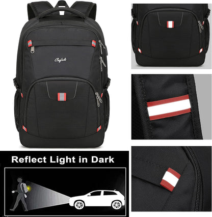 Laptop Backpack 17.3-Inch Waterproof USB Charging RFID Pocket