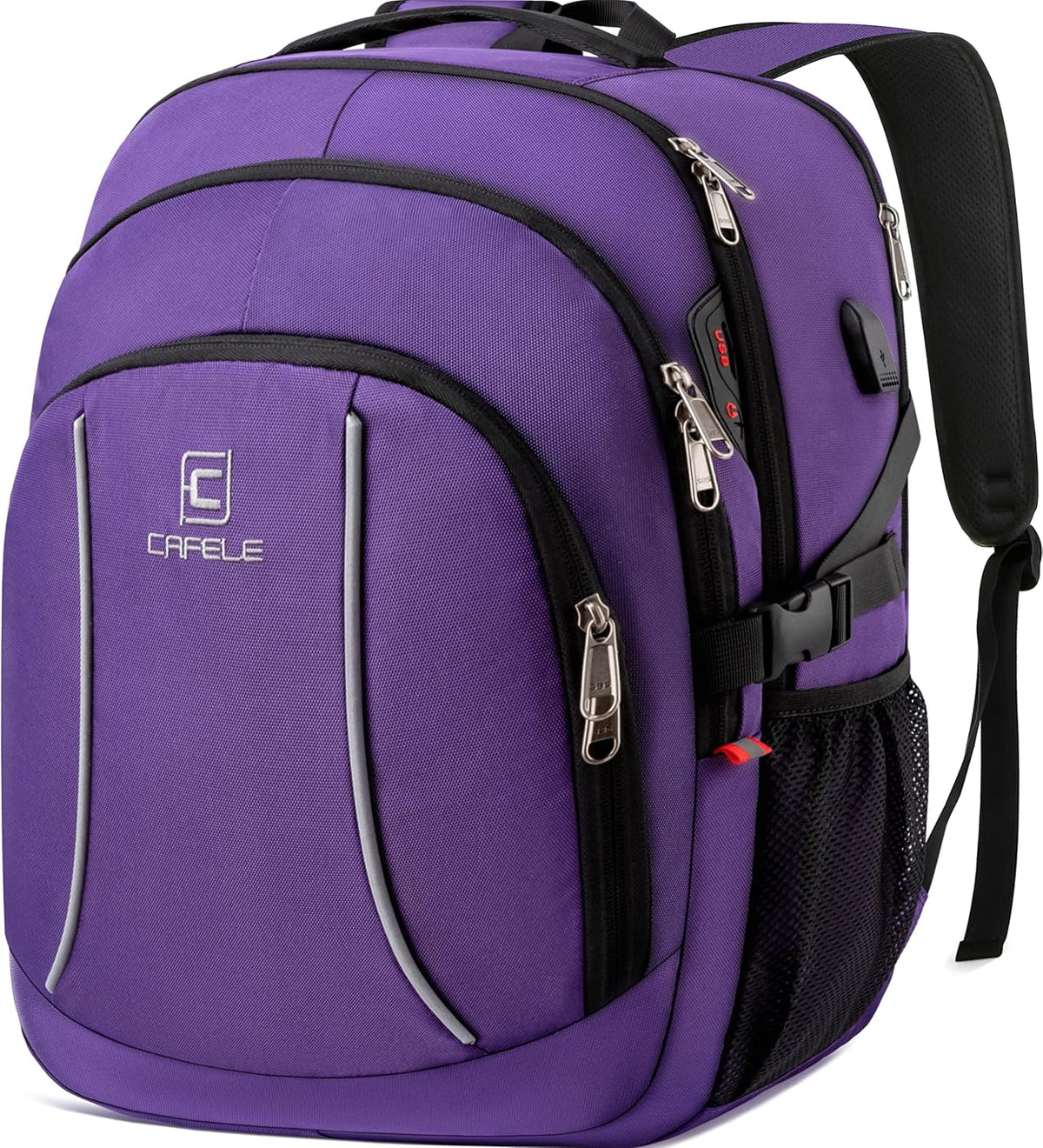 Laptop Backpack 17.3-Inch Waterproof USB Charging RFID Pocket