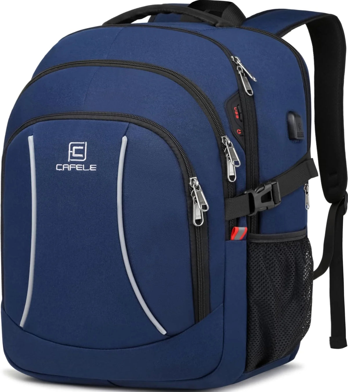 Laptop Backpack 17.3-Inch Waterproof USB Charging RFID Pocket