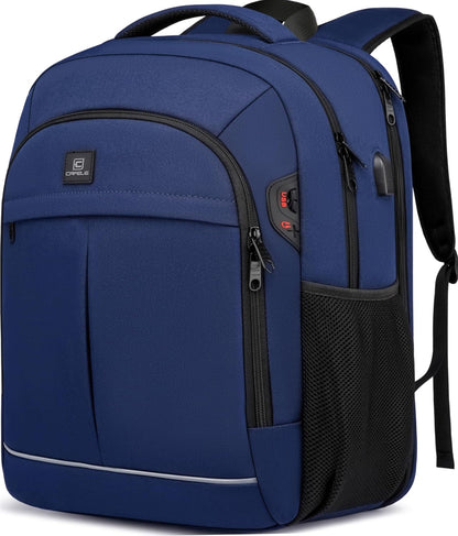 Laptop Backpack 17.3-Inch Waterproof USB Charging RFID Pocket