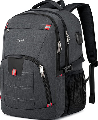 Laptop Backpack 17.3-Inch Waterproof USB Charging RFID Pocket