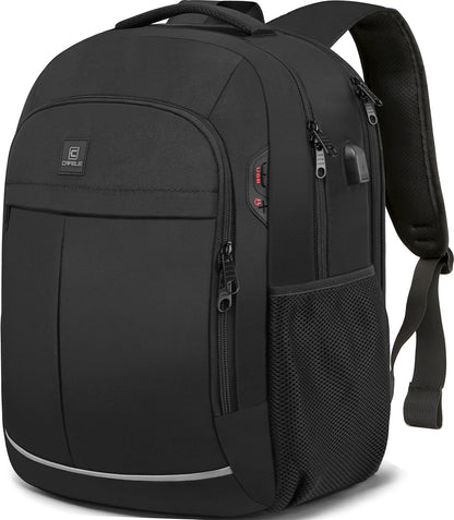 Laptop Backpack 17.3-Inch Waterproof USB Charging RFID Pocket