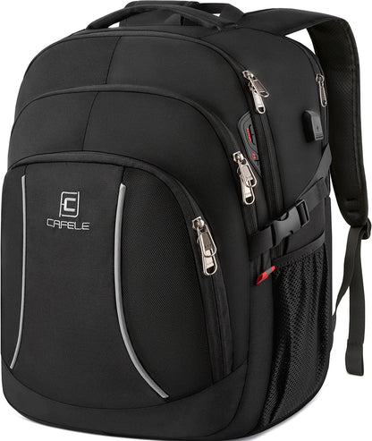 Laptop Backpack 17.3-Inch Waterproof USB Charging RFID Pocket