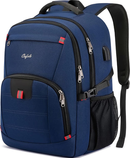 Laptop Backpack 17.3-Inch Waterproof USB Charging RFID Pocket