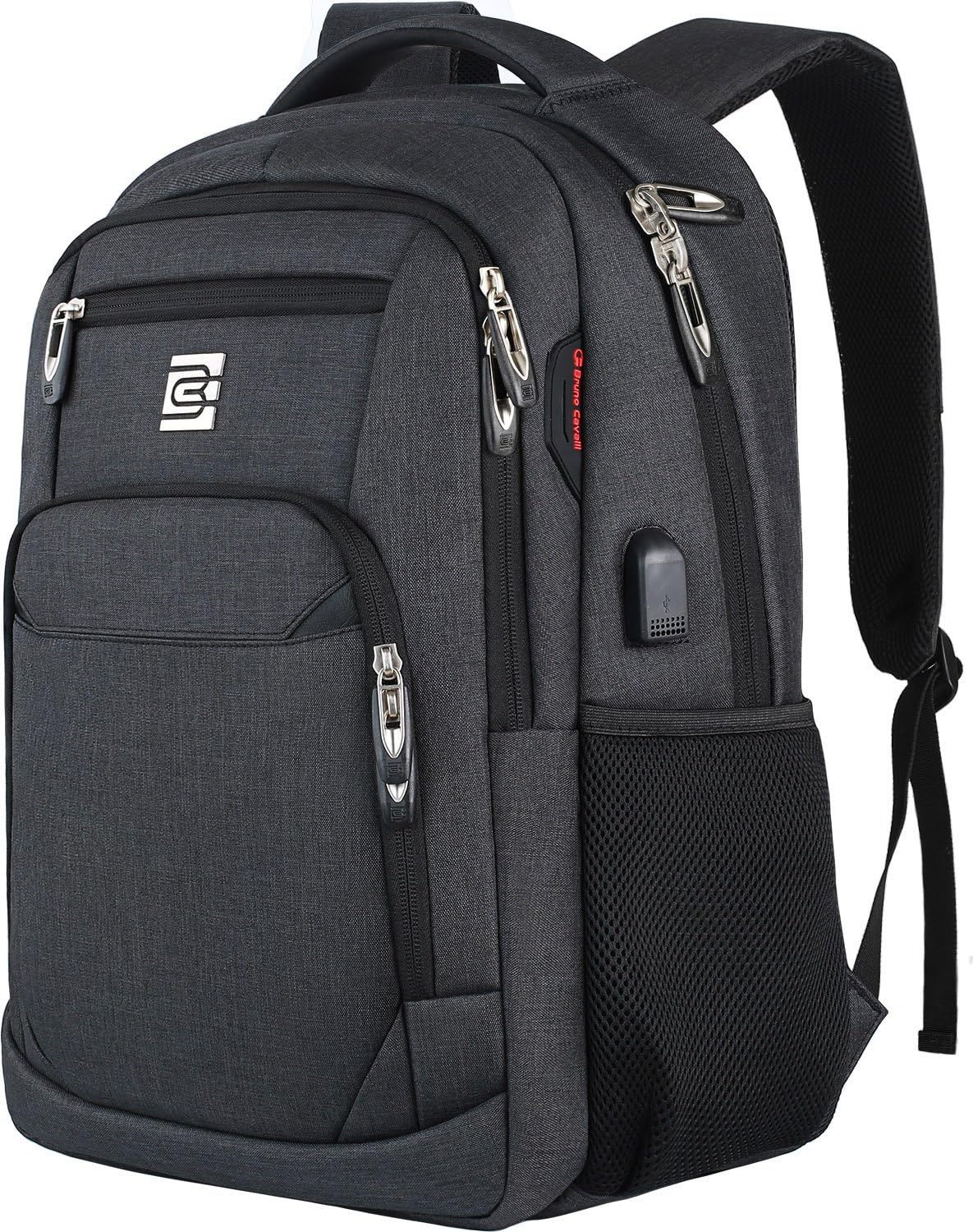 Laptop Backpack Anti-Theft USB Charging Waterproof Fits 15.6-Inch Laptop