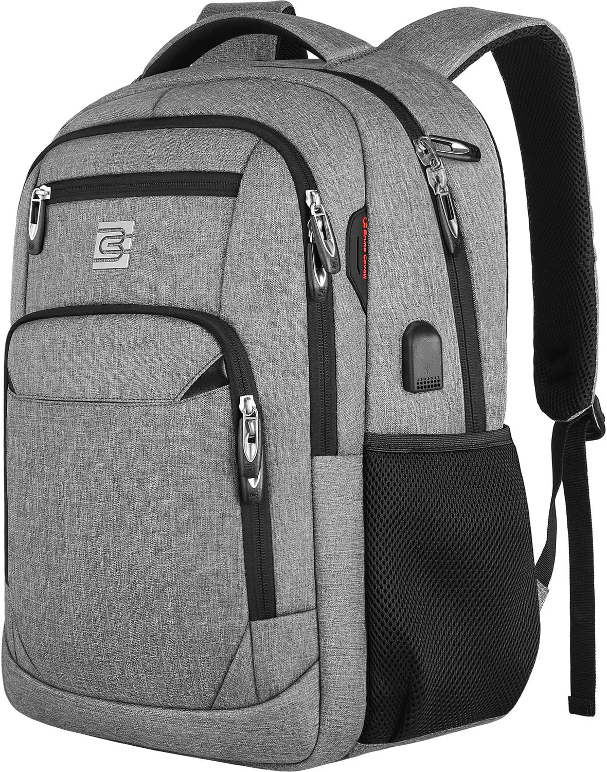 Laptop Backpack Slim Anti-Theft USB Charging Port Fits 15.6 Inch