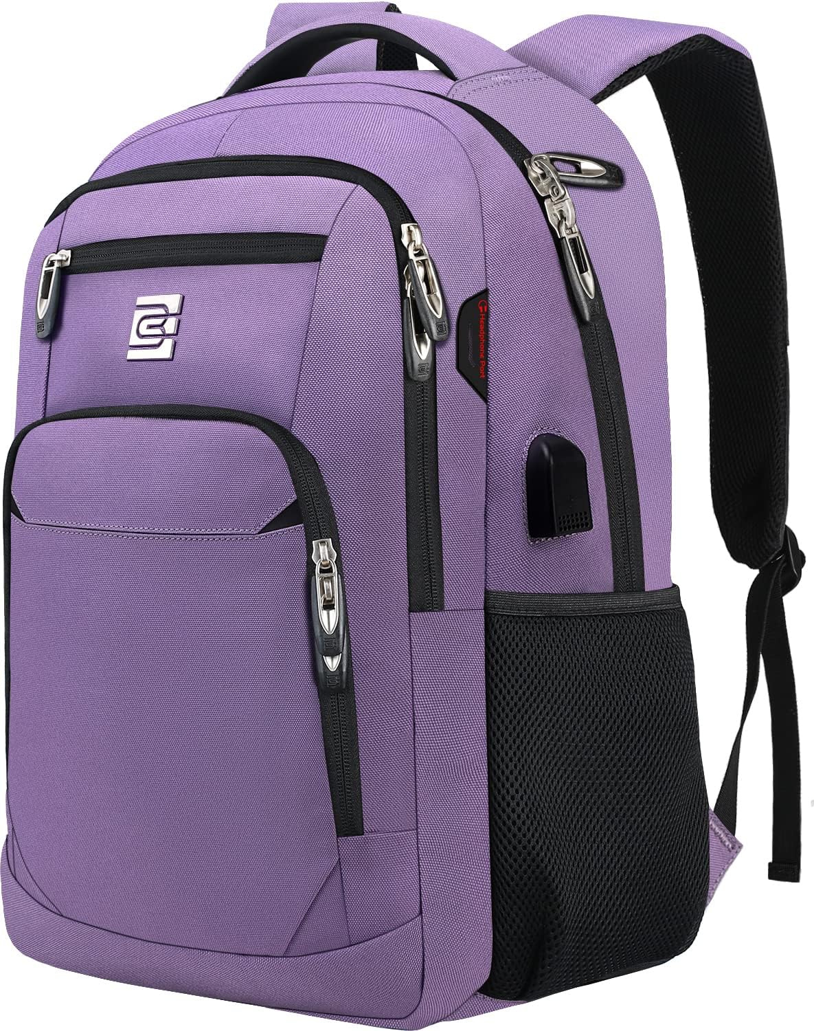 Laptop Backpack Slim Anti-Theft USB Charging Port Fits 15.6 Inch