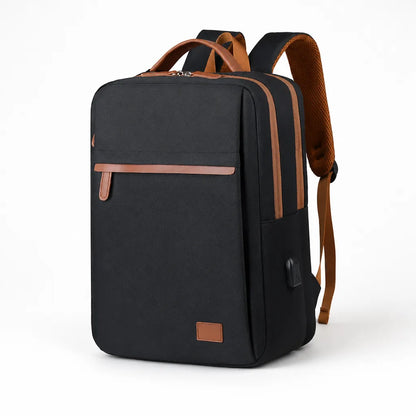 Laptop Backpack Water-Resistant Multi-Compartment Fits 15.6 Inch