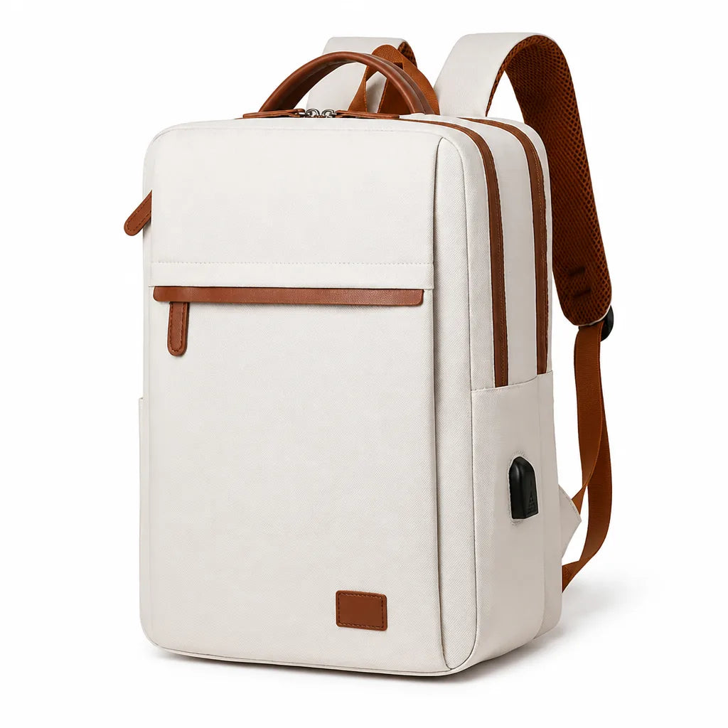 Laptop Backpack Water-Resistant Multi-Compartment Fits 15.6 Inch