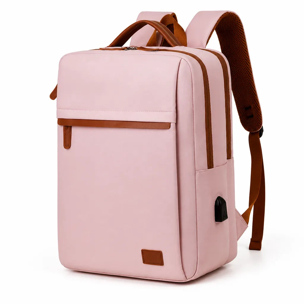 Laptop Backpack Water-Resistant Multi-Compartment Fits 15.6 Inch