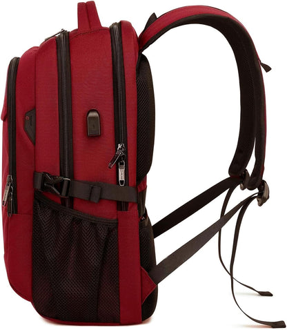 Laptop Backpack Waterproof USB Charging Fits 13–17 Inch