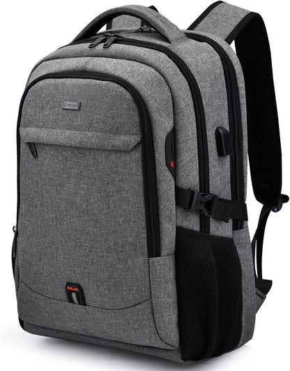 Laptop Backpack Waterproof USB Charging Fits 13–17 Inch