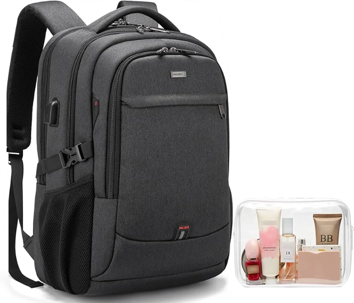 Laptop Backpack Waterproof USB Charging Fits 13–17 Inch
