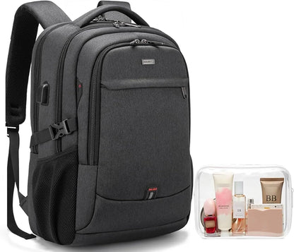 Laptop Backpack Waterproof USB Charging Fits 13–17 Inch