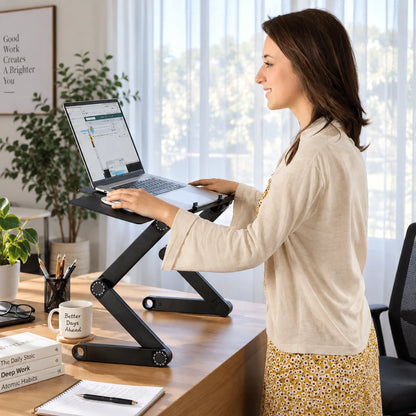 Laptop Stand Adjustable Aluminum 360° Rotating