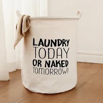 Laundry & Storage Basket Foldable Waterproof Set of 2