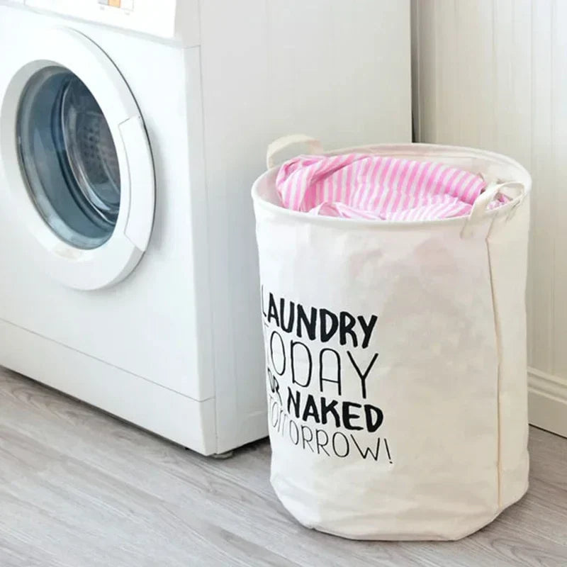 Laundry & Storage Basket Foldable Waterproof Set of 2