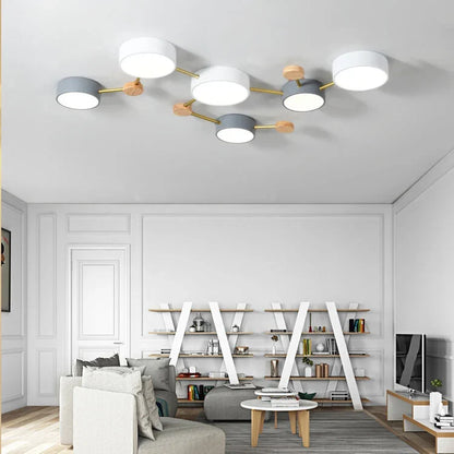 Linear Flush Mount Ceiling Light Integrated LED Slim Profile