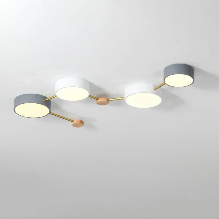 Linear Flush Mount Ceiling Light Integrated LED Slim Profile