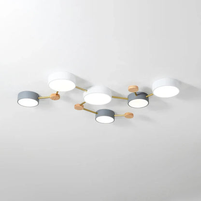 Linear Flush Mount Ceiling Light Integrated LED Slim Profile