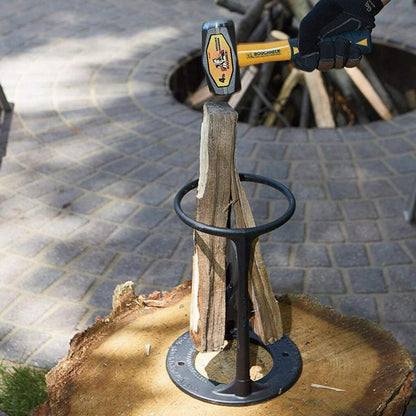 Log Splitter Freestanding Steel Vertical Strike Tool