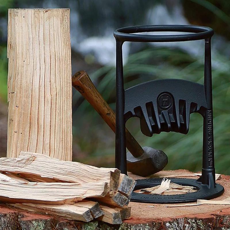 Log Splitter Freestanding Steel Vertical Strike Tool