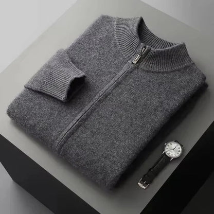 Loungewear Set Ribbed Knit Zip Jacket & Drawstring Pants