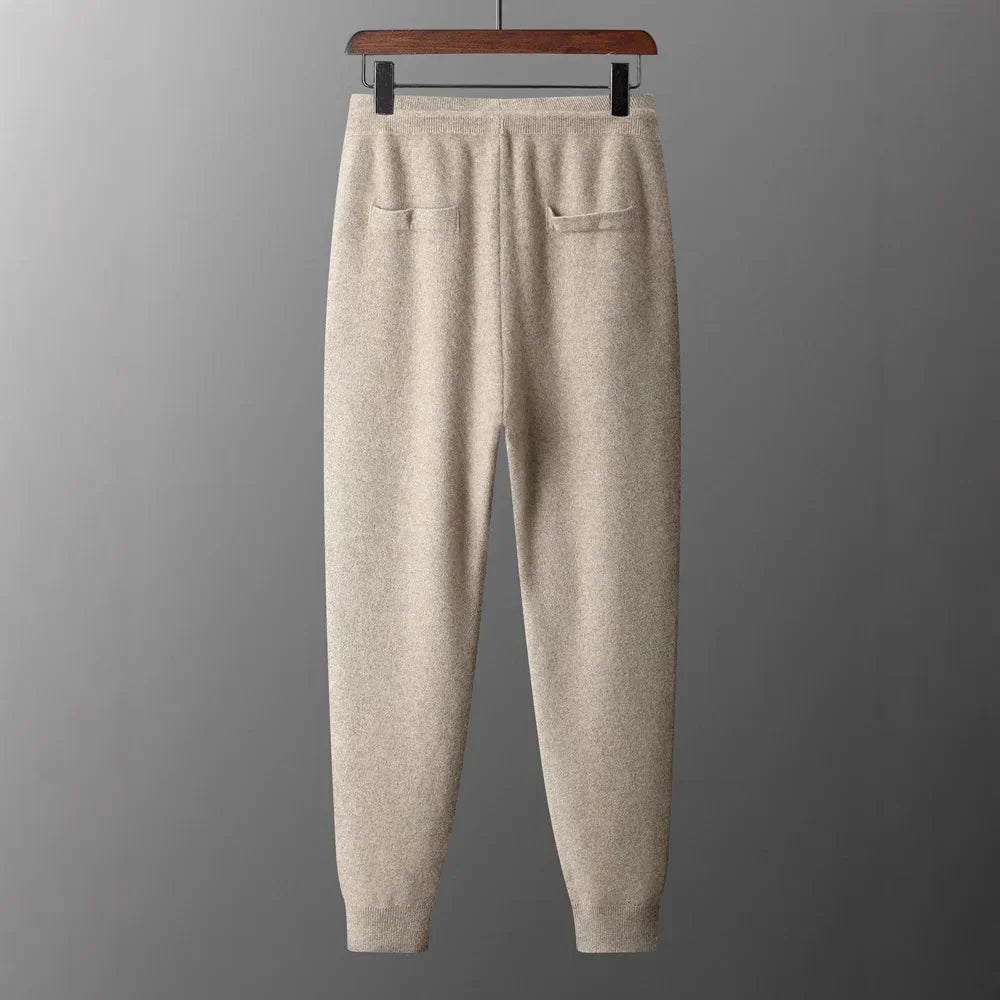 Loungewear Set Ribbed Knit Zip Jacket & Drawstring Pants