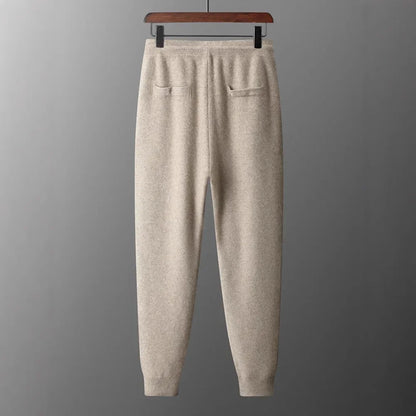 Loungewear Set Ribbed Knit Zip Jacket & Drawstring Pants