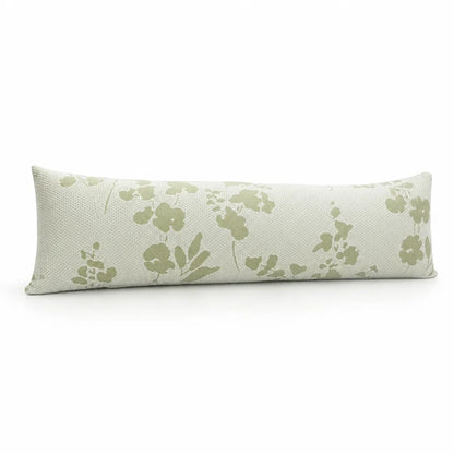 Lumbar Pillow Extra-Long Support & Breathable Jacquard Cover