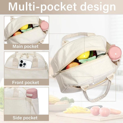 Lunch Bag Insulated Compact Hot & Cold Easy-Clean