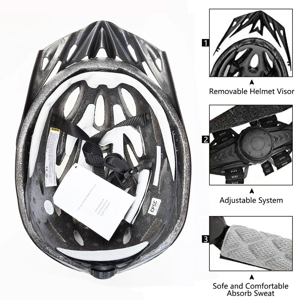 MTB Helmet Lightweight Ventilated Adjustable Dial Fit
