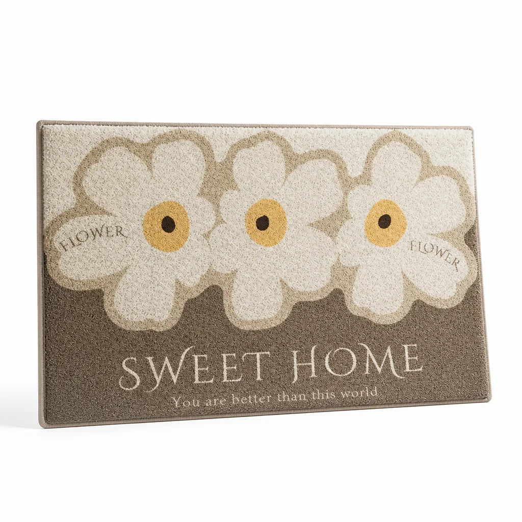 Machine-Washable Entrance Doormat With Non-Slip Backing