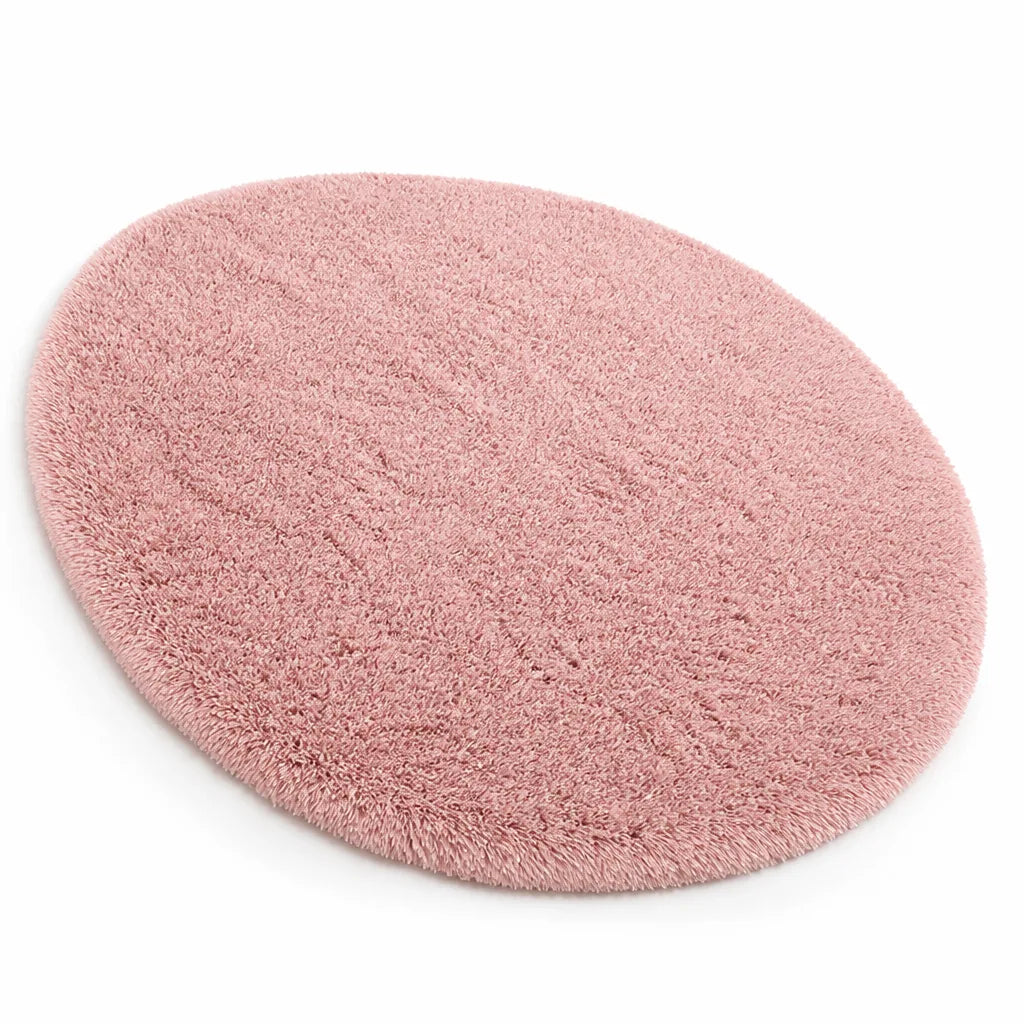 Machine Washable Non-Slip Fluffy Round Rug