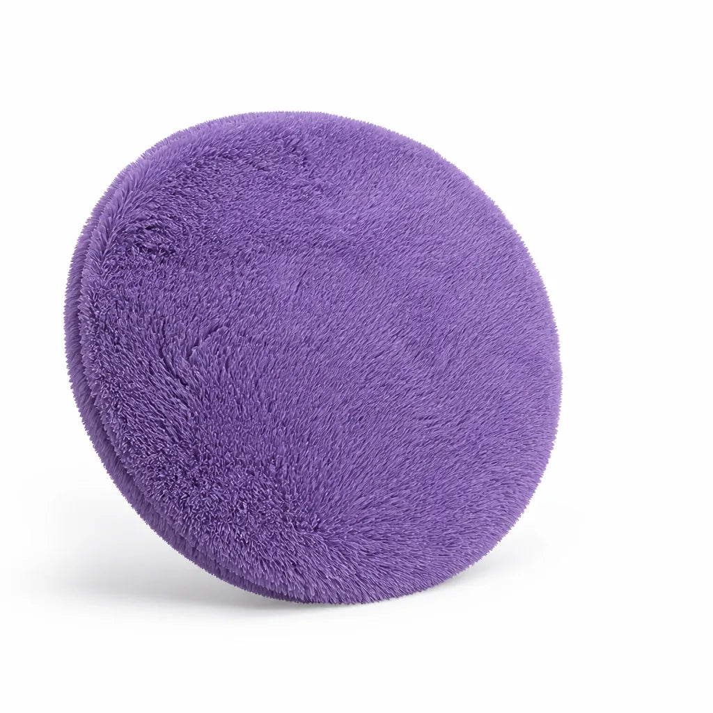Machine Washable Non-Slip Fluffy Round Rug