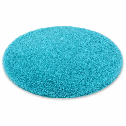Machine Washable Non-Slip Fluffy Round Rug