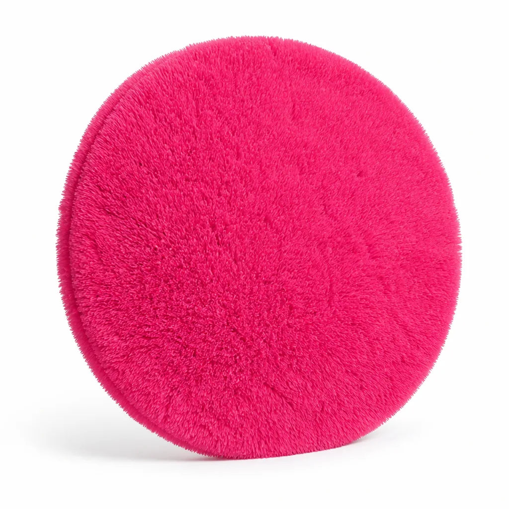 Machine Washable Non-Slip Fluffy Round Rug