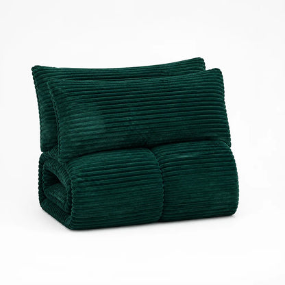 Machine-Washable Velvet Fleece Duvet Cover