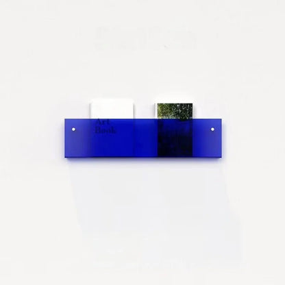 Magazine Holder Wall Shelf Clear Acrylic Space-Saving Wall-Mounted Display