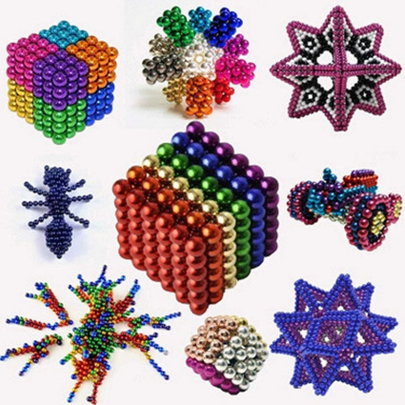 Magnetic Building Set 216 Pieces Strong Magnets