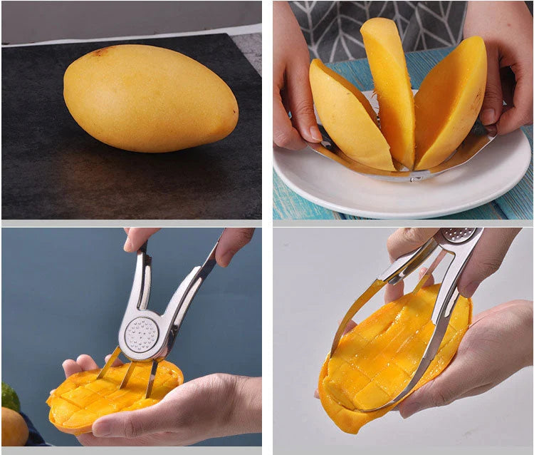 Mango Slicer Stainless Steel For Fresh or Frozen Mangoes