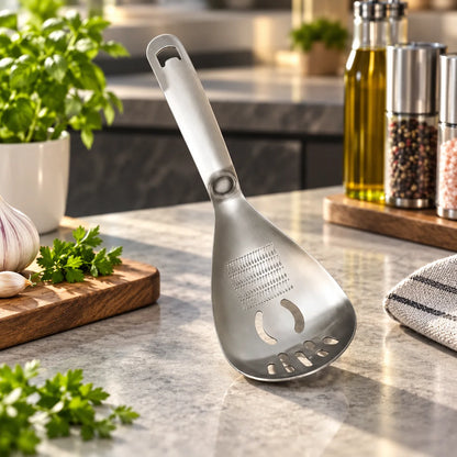 Masher & Strainer Spoon Stainless Steel Multipurpose Ergonomic Handle