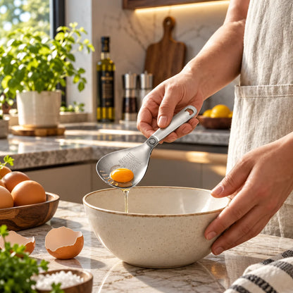 Masher & Strainer Spoon Stainless Steel Multipurpose Ergonomic Handle