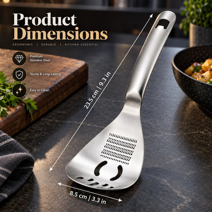 Masher & Strainer Spoon Stainless Steel Multipurpose Ergonomic Handle