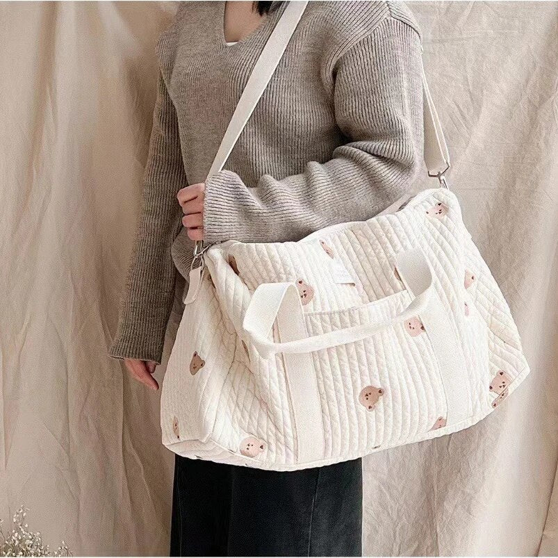 Maternity Bag Spacious Main Compartment Plush Exterior