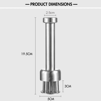 Meat Tenderizer Stainless Steel Blades Easy-Clean Design