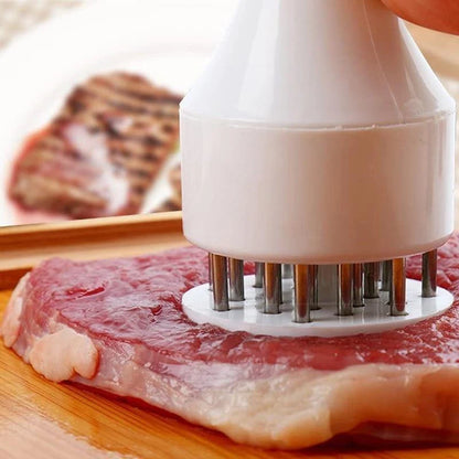 Meat Tenderizer Stainless Steel Blades Easy-Clean Design
