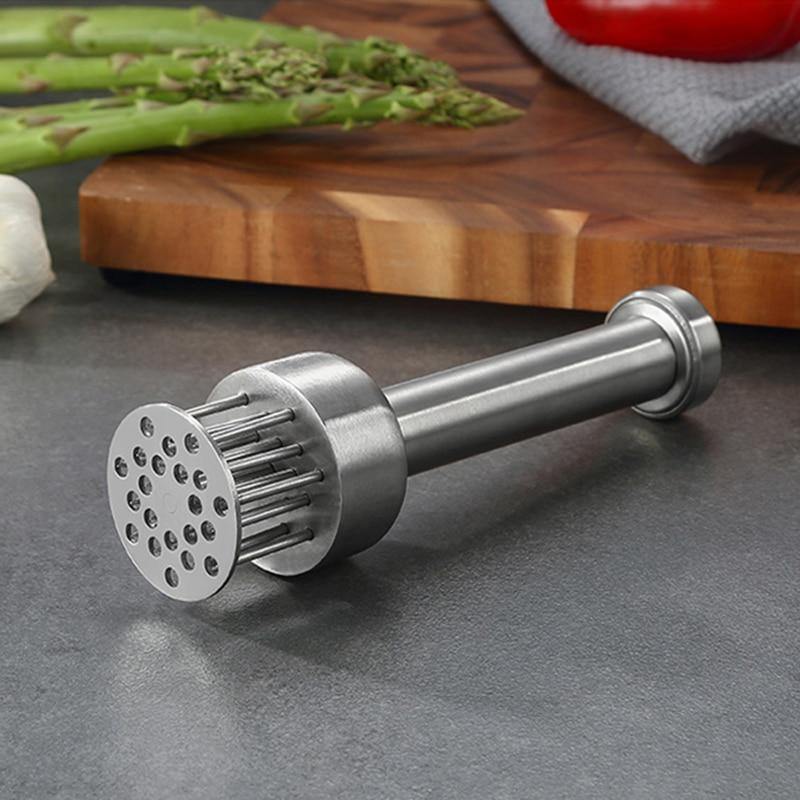 Meat Tenderizer Stainless Steel Blades Easy-Clean Design