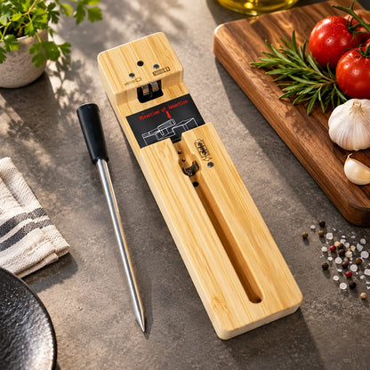 Meat Thermometer Bluetooth Long-Range Stainless Steel Probe
