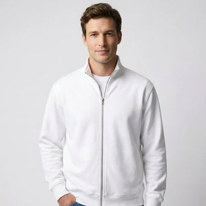 Men's Cardigan Full-Zip Contemporary Fit Machine Washable